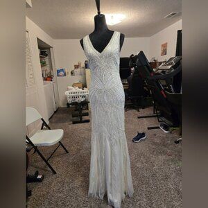 LULUS Size small beaded sequin mermaid maxi. Size small